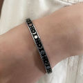 Vividaea Couple Matching Bracelet Empower Style with Unisex Sun Moon Star Bracelet Boost Confidence Fearlessness Adjustable Wrist Jewelry for Couples Opening Bangle. 