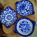 Multani ceramic dish 7x7 inches / Blue pottery / Home decor / handicrafts  / CULTURAL / Vip's Creation. 