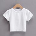 Girls' Summer Y2K Wear Slim Short Sleeved T-shirt Camisole And Cute Young Girl Clothing Sweetheart Tea Cup Rabbit Short Top. 