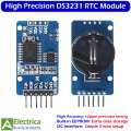 DS3231 Precision RTC Module with AT24C32 EEPROM I2C Real Time Clock for Arduino with Battery by Electrica. 