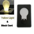 Portable Ultra-thin Mini LED Wallet Pocket Credit Card Size Lamp Night Light. 