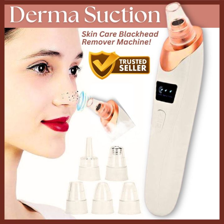 5-in-1 Derma Suction Blackhead Remover Machine | Pore Vacuum Cleaner ...