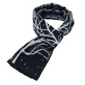 180*30CM Men Printed Scarf Winter Jacquard Flannel Tree Pattern Tassels High Quality Warm Cotton Business Style Shawls Scarves. 