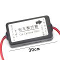 DC Power Splash Screen Rear View Camera Filter Auto Car Camera Filter Backup Camera Rectifier Filter Connector Ballasts. 