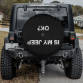 Is My Car OK? Jeep Spare Tire Racing Cover. 