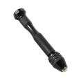 Mini Micro Aluminum Hand Drill With Keyless Chuck HSS Steel Twist Drill Bit for Woodworking. 