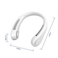 Portable Hanging Neck Fan Mini Electric Wireless Fan USB Rechargeable Bladeless Mute Fans Air Conditioning Cooler for Sports Fan. 