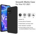 Vivo Y21 or Y21S Black Soft Silicon Back Cover. 