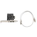 1394 Firewire Card,PCIe 3 Ports 1394A PCI Express to External IEEE. 
