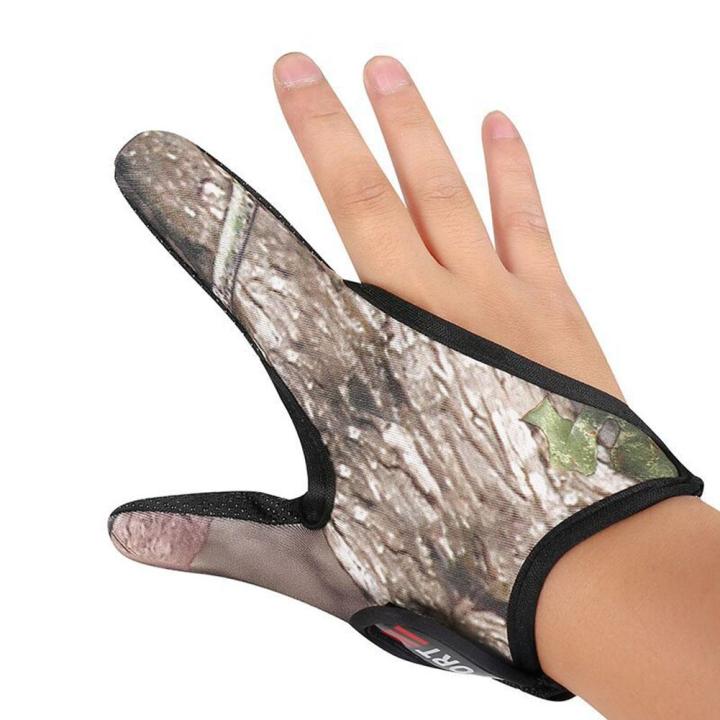 [HOT] Fishing Gloves 2 Fingers Breathable Gloves Wearable Anti-Slip Gloves Fishing Finger Protector Fish Tackle Hunting Waterproof