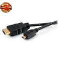 Micro HDMI to HDMI 1080p Cable TV AV Adapter 1.8m Mobile Phones Tablets HDTV. 