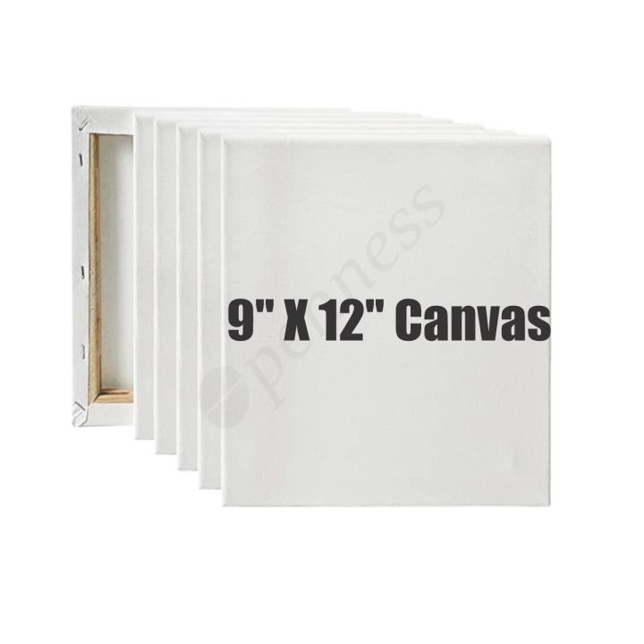 Openness Custom Sizes Primed Canvas, Size 9x12, Best for Painting and Artwork