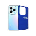 Infinix Hot 40 Case | Hot 40 Pro Case | Tecno Spark 20 Pro Case | Puffer Back Print | Soft Silicone Cover (Blue) | Phone Case. 