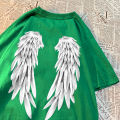 Angel Wings Personality Pattern Tshirt Men Women Hip Hop Quality T-Shirts Creativity O-Neck Tops Personality Quality T-Shirts. 