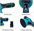Cordless Polisher for Car Detailing with 1 pcs DC 18V 1500mAh Batteries & Charger Cordless Car Buffer Polisher Variable Speeds Portable Sander for Car Waxing/Buffing/Scratch Repairing. 
