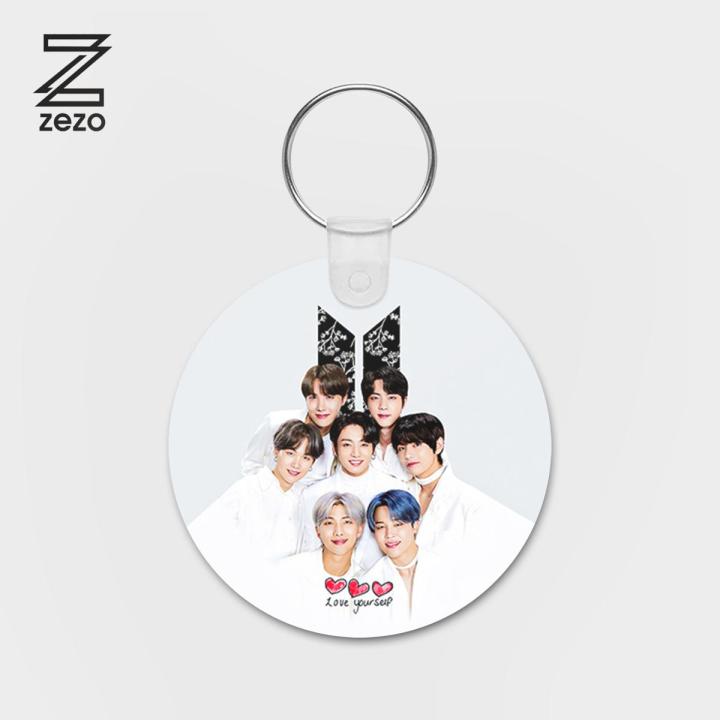 BTS Bangtan - BTS School Bag Keychain for (Boys & Girls) - High Quality Printed by zezo.