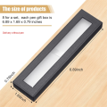 16 PCS Empty Pen Gift Box Cardboard Case Black with Clear Window for Jewelry Pencil Ballpoint Fountain Pen Display. 