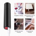 Mini LED Flashlight 4 Lighting Mode 5V USB Rechargeable Waterproof Torch Telescopic Zoom Portable Torch for Night Camping Hiking. 