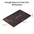 T505 Graphics Drawing Tablet Ultralight Art Creation Sketch Battery-free Stylus 30 Pen Nibs 8192 Levels Pressure 8 Shortcut Keys. 