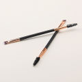 Double Ended Eyebrow Brush Spoolie Brush and Angled Brow Brush Eyelash Brush for Eye Makeup. 