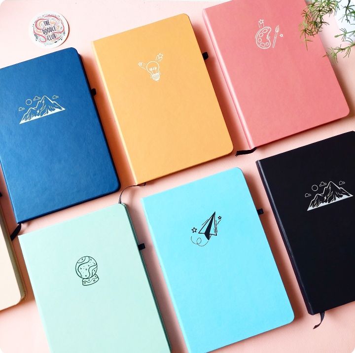 Minimalistic BuJo Notebook Dot grid Diary Dotted pages A5 Journal