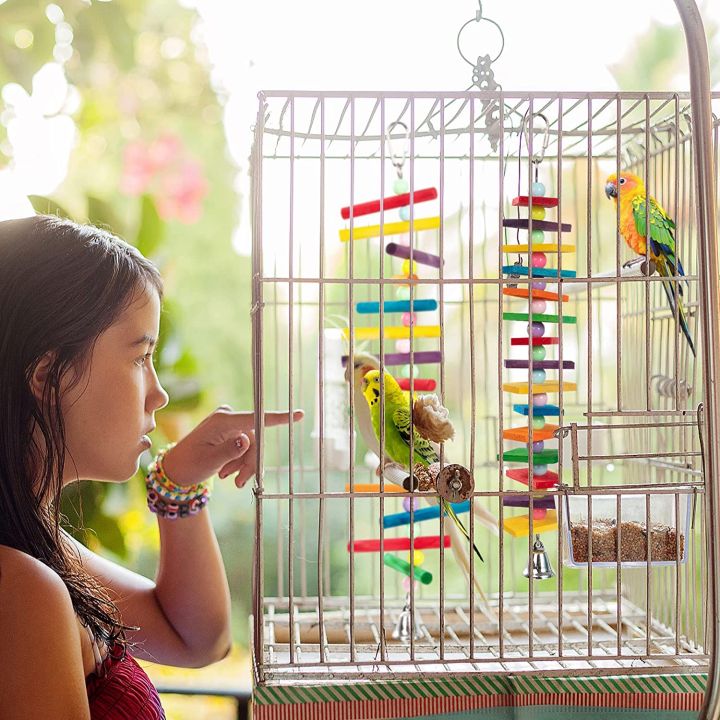 ZYMAL%20STORE%202%20Pcs%20Bird%20Toys,%20Parrot%20%20Toys%20with%20Multicolored%20Natural%20Wooden%20Blocks%20for%20Conures%20Parakeets%20Cockatiels%20Lovebirds%20African%20Grey%20Cockatoos%20Macaws%20and%20Amazon%20Parrots%20-%20Image%208