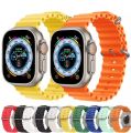 Silicone Ocean Band Strap for Smart Watch Ultra 8 7 6 5 4 SE 45mm 49mm 44mm 42mm. 