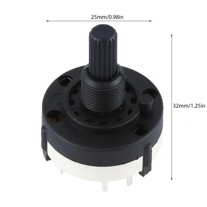 12V1%20Rod/12%20Way%20Black%20Rotary%20Switch%20Solder%20Terminals%2012-way%20Rotary%20Switch%20-%20Image%204