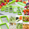 Nicer Dicer Plus 14-in-1 Vegetable Cutter, Fruit Slicer, Vegetable Peeler, All-in-One Vegetable & Fruit Slicer, Peeler & Grater. 