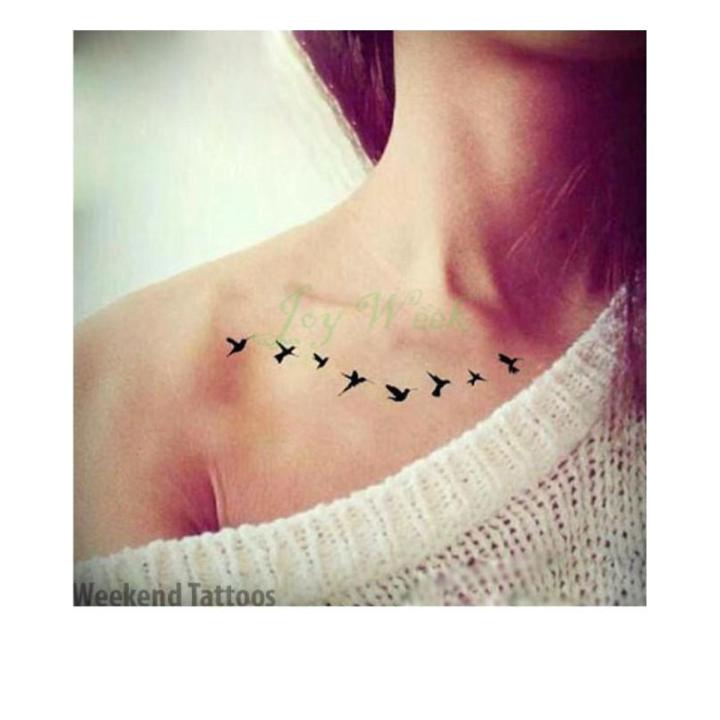 Small Flying Birds Temporary tattoo