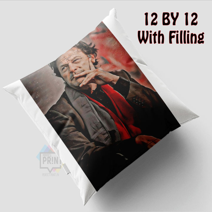 "Custom Imran Khan Photo Cushion – Perfect Decor"