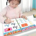 Children's Pen Control Training Set, Pen Control Training Kindergarten Children Erasable Pen Concentration Training Set - One Exercise Book, One Eraser and Six Pens 5ml. 