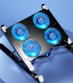 Laptop Radiator Base Tablet Universal Cooling Bracket with Fan Portable Lifting Folding Adjustment. 