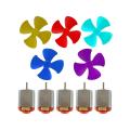 DC Motor Toy Fan with Propeller for Kids Electronic Science Project. 
