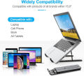 Foldable Laptop Stand ABS Holder For Macbook Air Pro Accessories Convenient. 