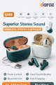Wireless Earbuds U49 U56 U57 U60 | Bluetooth 5.0 / 5.1 / 5.3 | ENC Noise Cancellation | HiFi Stereo Sound | 30H Playtime | Touch Control | TWS Earbuds Price in Pakistan. 