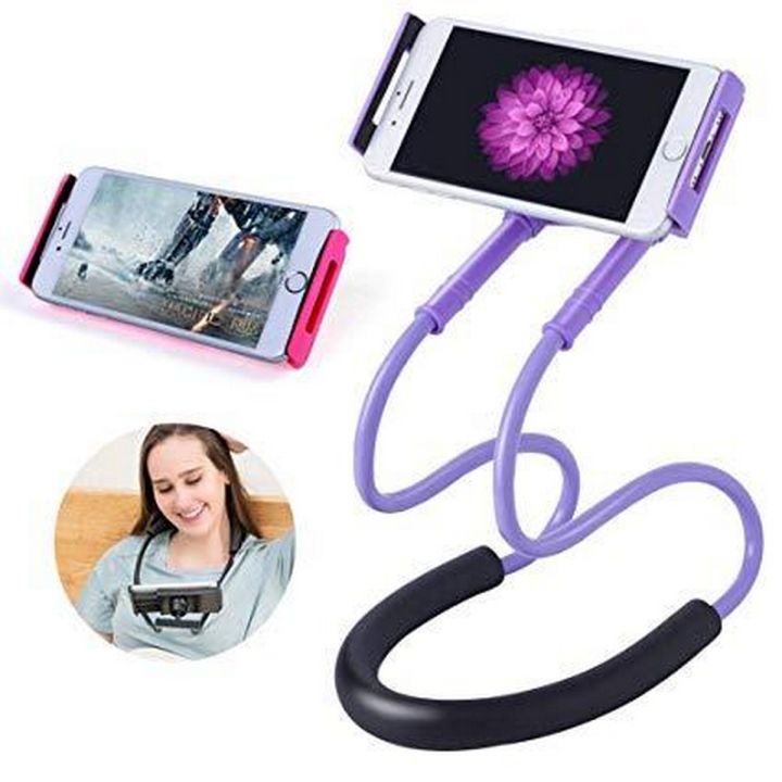 Flexible Neck Snake Stand Universal 360 Degree Rotation Phone Selfie Holder S.L.S
