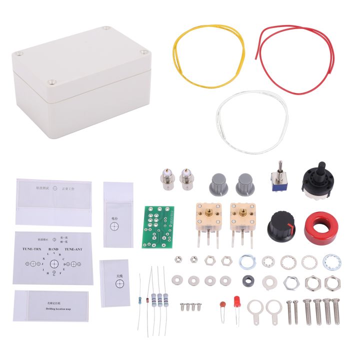 LKPCIGCXM 1-30Mhz Led Vswr Diy Manual Antenna Tuner Kit Module For Ham Radio For Cw Qrp Q9 Bnc Interface
