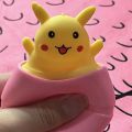 Pop up Funny Pokemon Block Squeeze Anti-stress Toy Hide and Seek Figures Stress Relief Fidget Toys for Kids Adult. 