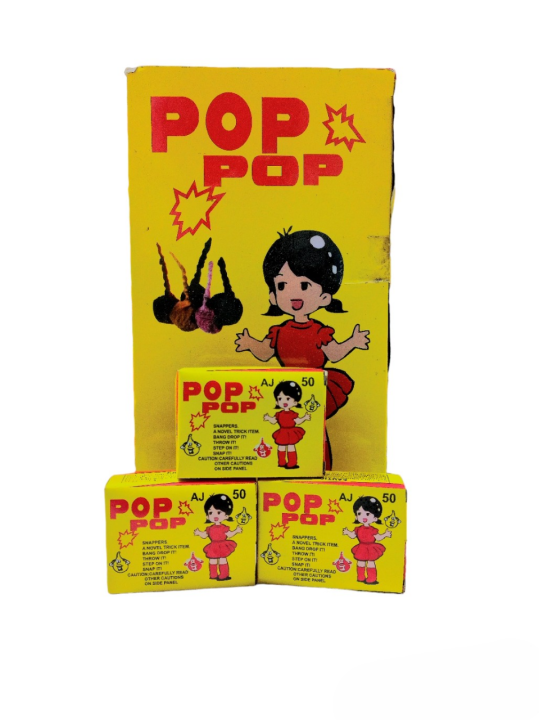 Pack of 10 Box / Pop pop Snappers / Pop Pop Crackers / Each Box have 50 Pcs Total 500 Pcs / Pop pops