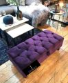 New Wooden Storage Ottoman puffy in Imported Velvet Fabric (4ft x 2ft). 