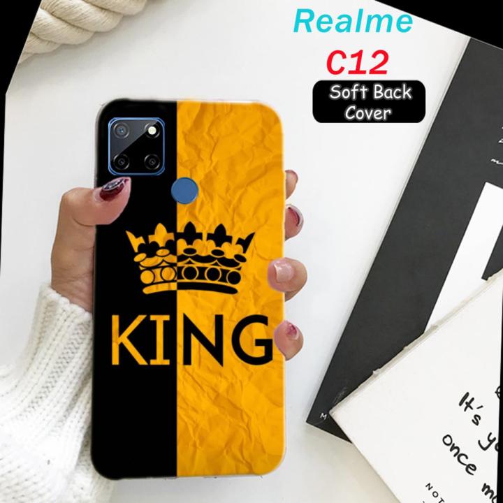 Realme C12 Back Cover King 2Gud Soft Phone Case For Boys