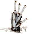 Kitchen Knife Set – 3Cr13 Stainless Steel Blades with Ergonomic Handles – Includes Movable Storage Holder – Durable & Sharp Cutting Tools for Home and Professional Use. 