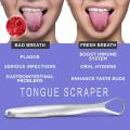 1 Piece Tongue Scraper Reduce Bad Breath (Medical Grade), Stainless Steel Tongue Cleaners for Men and Women Personal and Professional Use, 100% BPA Free Metal Tongue Scrapers Fresher Breath in Seconds. 