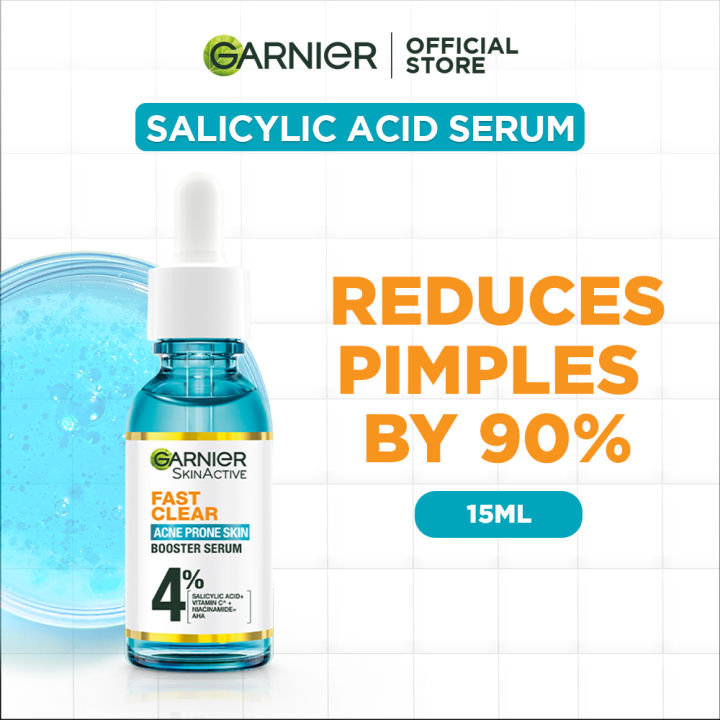 Garnier%20Skin%20Active%20Fast%20Clear%20Booster%20Face%20Serum,%20For%20Acne%20Prone%20Skin,%20With%20Salicylic%20Acid,%2015ml%20-%20Image%202