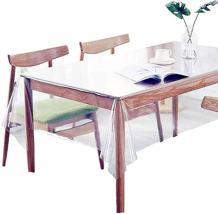 4%20Seater%20Table%20cover%20(4.5X6%20Ft)%20Clear/Transparent%20%20dining%20Table%20cloth%20Protector%20Waterproof/Oil-Proof%20Rectangle%20Easy%20Clean%20Table%20Cover%20For%20Kitchen%20Dining%20Table,%20Family%20Gathering%20Party%20Holidays%20-%20Image%203