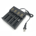 1 Piece 18650 Battery Charger 4 Slots Charging for 3.7V 18650 26650 21700 14500 16340 EU Plug. 