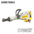 1700W Demolition Hammer With 360° Rotating Auxiliary Handle, Hex chuck, Stronger Applicability and Large Trigger Switch - UYUSTOOLS UY-DML02-30-CL. 