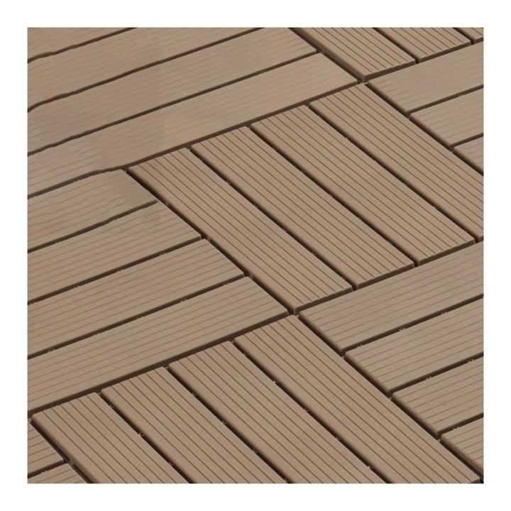 Quorrae Floor Tile with Open Mesh Efficient Drainage Patio Garden Deck