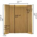 Set of 3 Imported Evaporative Air Cooler COOLING PADS, Air cooler Accessories (26"*17.6" BACK, 26"*12" SIDES) 5090 1 INCH width. 
